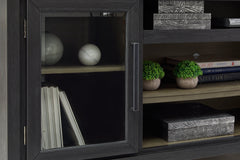 Foyland Black & Brown 83" TV Stand - Ornate Home