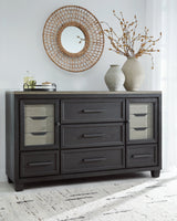 Foyland Black & Brown Dresser - Ornate Home