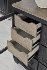 Foyland Black & Brown Dresser - Ornate Home