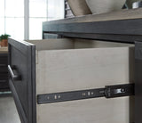 Foyland Black/Brown Dresser and Mirror - Ornate Home