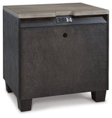 Foyland Black & Brown Nightstand (Online Special Price) - Ornate Home