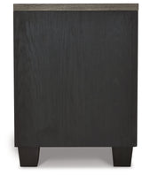 Foyland Black & Brown Nightstand - Ornate Home