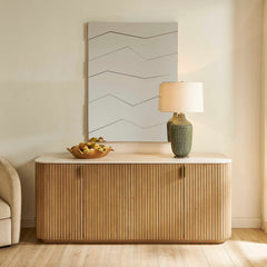 Fracture Gold Segmented Panel Mirror - Ornate Home