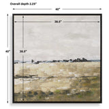 Fragment Multicolor Hand Painted Landscape Art - Ornate Home