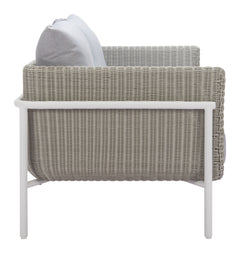 Frais Gray Outdoor Loveseat - Ornate Home