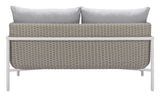 Frais Gray Outdoor Loveseat - Ornate Home