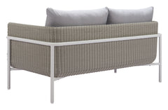 Frais Gray Outdoor Loveseat - Ornate Home