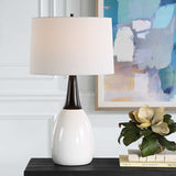 Fralin White Table Lamp - Ornate Home
