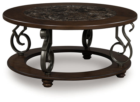 Frallyn Coffee Table and 2 Ends - Ornate Home