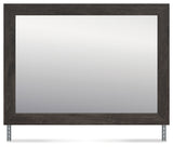 Fraluna Charcoal Bedroom Mirror - Ornate Home