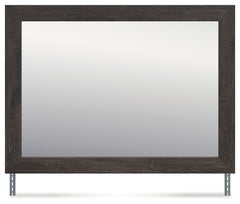 Fraluna Charcoal Bedroom Mirror - Ornate Home