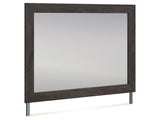 Fraluna Charcoal Bedroom Mirror - Ornate Home