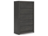 Fraluna Charcoal Chest of Drawers (Online Special Price) - Ornate Home