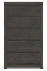 Fraluna Charcoal Chest of Drawers - Ornate Home