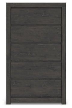 Fraluna Charcoal Chest of Drawers - Ornate Home
