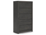 Fraluna Charcoal Chest of Drawers - Ornate Home
