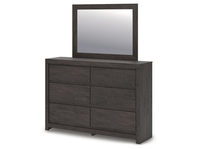 Fraluna Charcoal Dresser & Mirror (Online Special Price) - Ornate Home