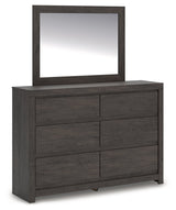 Fraluna Charcoal Dresser & Mirror (Online Special Price) - Ornate Home
