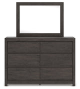 Fraluna Charcoal Dresser & Mirror (Online Special Price) - Ornate Home
