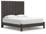 Fraluna Charcoal King Panel Bed (Online Special Price) - Ornate Home