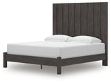 Fraluna Charcoal King Panel Bed - Ornate Home