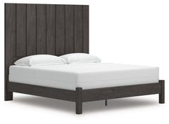 Fraluna Charcoal King Panel Bed - Ornate Home