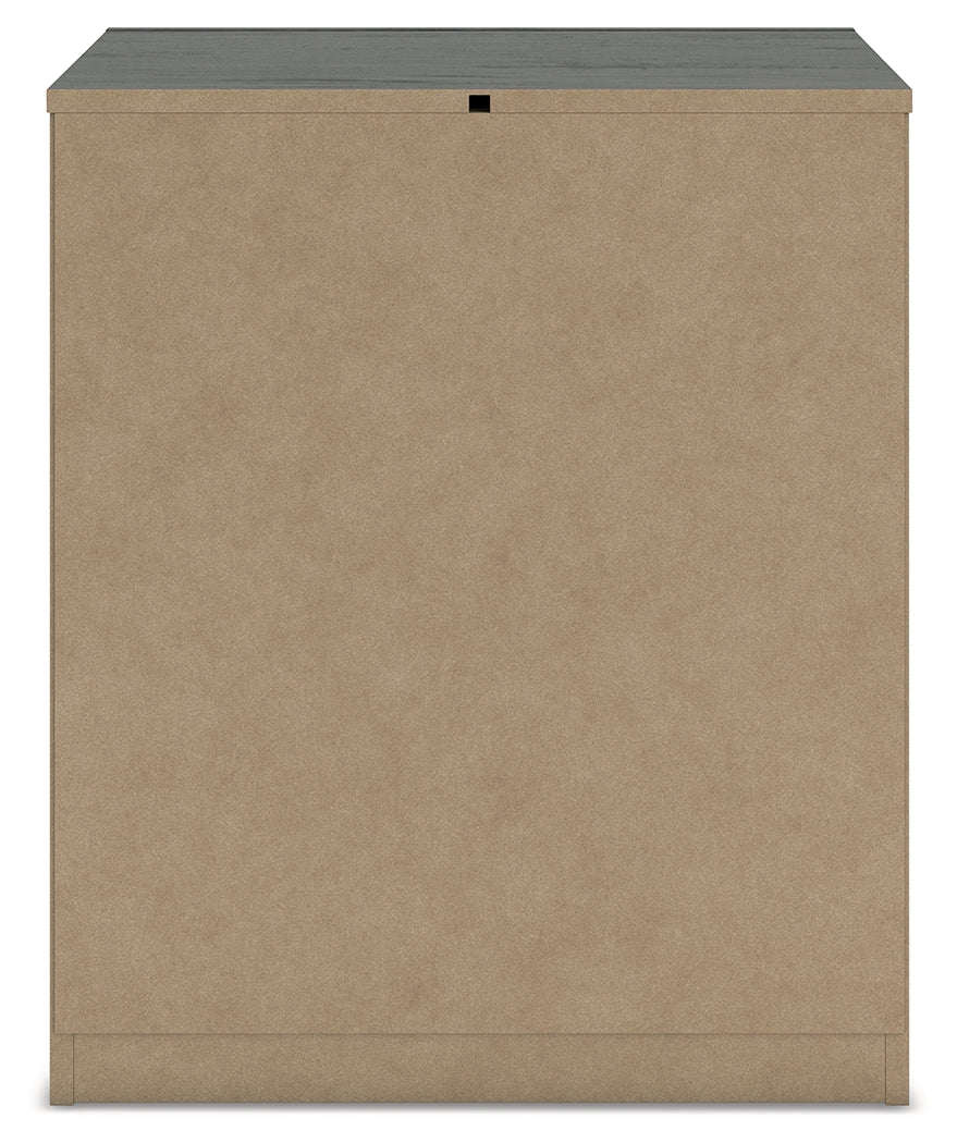 Fraluna Charcoal Nightstand - Ornate Home