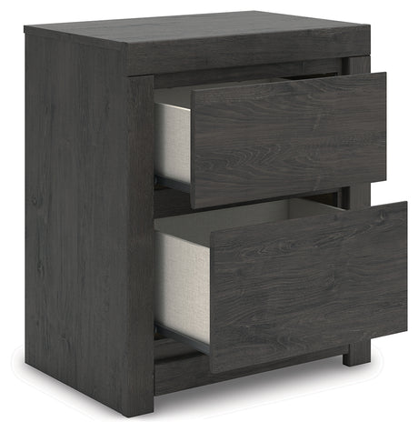 Fraluna Charcoal Nightstand - Ornate Home