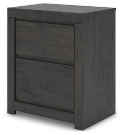 Fraluna Charcoal Nightstand - Ornate Home