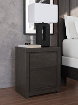 Fraluna Charcoal Nightstand - Ornate Home