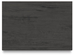 Fraluna Charcoal Queen Panel Bed, Dresser, Mirror, and Nightstand - Ornate Home