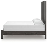 Fraluna Charcoal Queen Panel Bed, Dresser and Mirror - Ornate Home