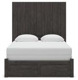 Fraluna Charcoal Queen Panel Storage Bed, Dresser and Mirror (Online Special Price) - Ornate Home