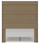 Fraluna Charcoal Queen Panel Storage Bed, Dresser and Mirror (Online Special Price) - Ornate Home