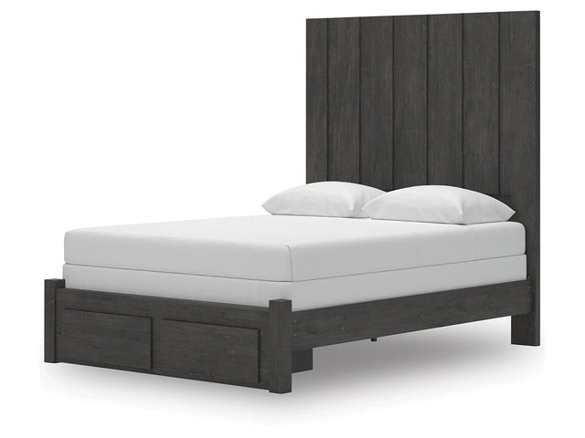 Fraluna Charcoal Queen Panel Storage Bed (Online Special Price) - Ornate Home