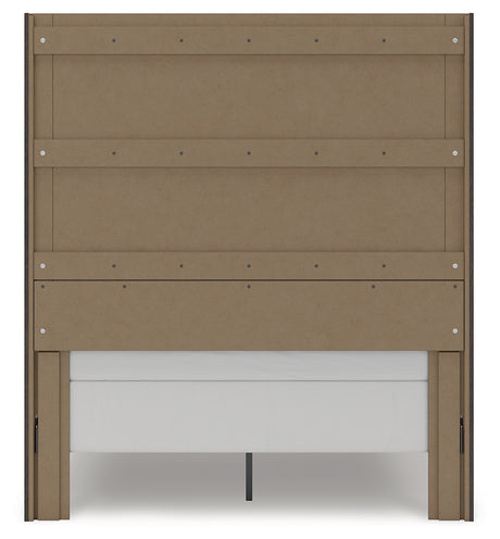 Fraluna Charcoal Queen Panel Storage Bed - Ornate Home