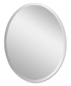 Frameless Vanity Oval Mirror - Ornate Home