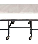 Framos Black & White Rollaway Bed w/ Polyfiber Mattress - Ornate Home