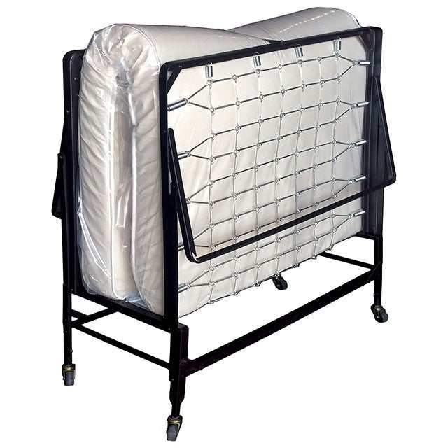 Framos Black & White Rollaway Bed w/ Polyfiber Mattress - Ornate Home