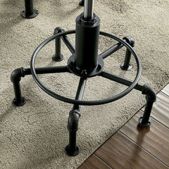 Fran Sand Black/Light Oak Dining Table - Ornate Home