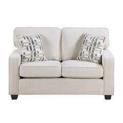 Frances Beige Loveseat - Ornate Home