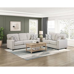 Frances Beige Loveseat - Ornate Home
