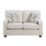 Frances Beige Loveseat - Ornate Home