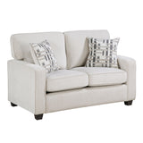 Frances Beige Loveseat - Ornate Home