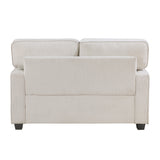 Frances Beige Loveseat - Ornate Home