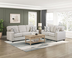 Frances Beige Loveseat - Ornate Home