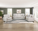 Frances Beige Loveseat - Ornate Home