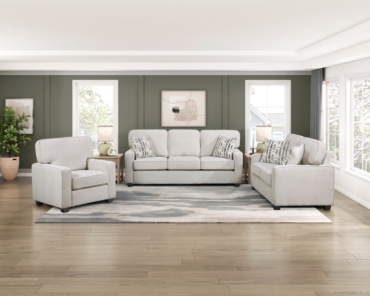 Frances Beige Sofa - Ornate Home