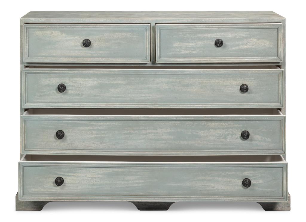 Frances Blue Chest Of Drawers - Ornate Home