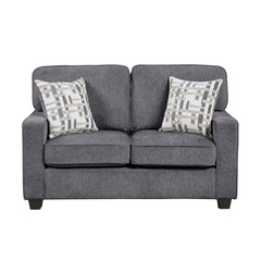 Frances Gray Loveseat - Ornate Home
